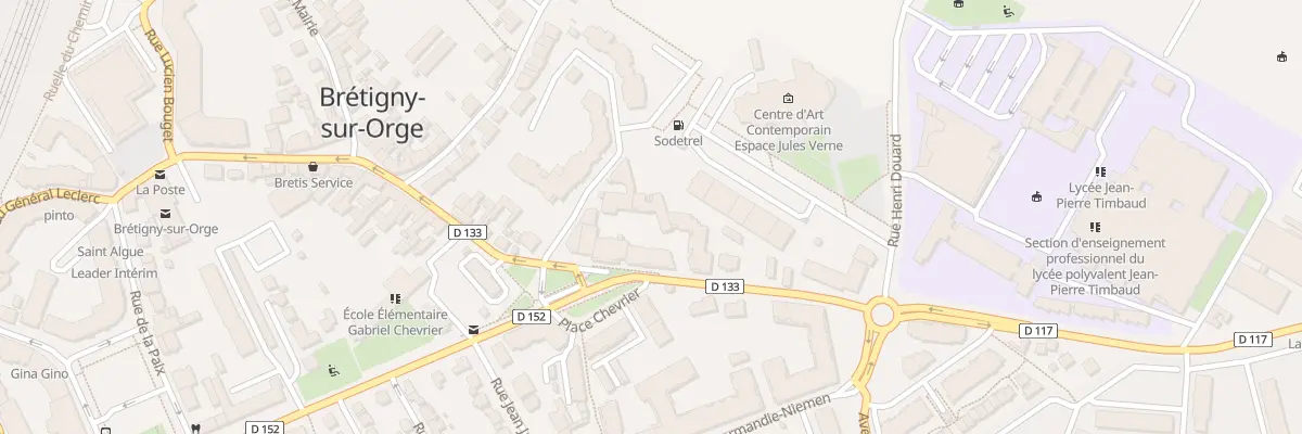 Plan du 21 Rue Danielle Casanova à Brétigny-sur-Orge