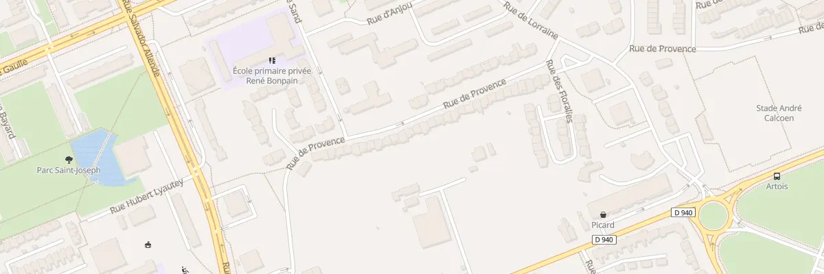 Plan du 42 Rue de Provence à Grande-Synthe
