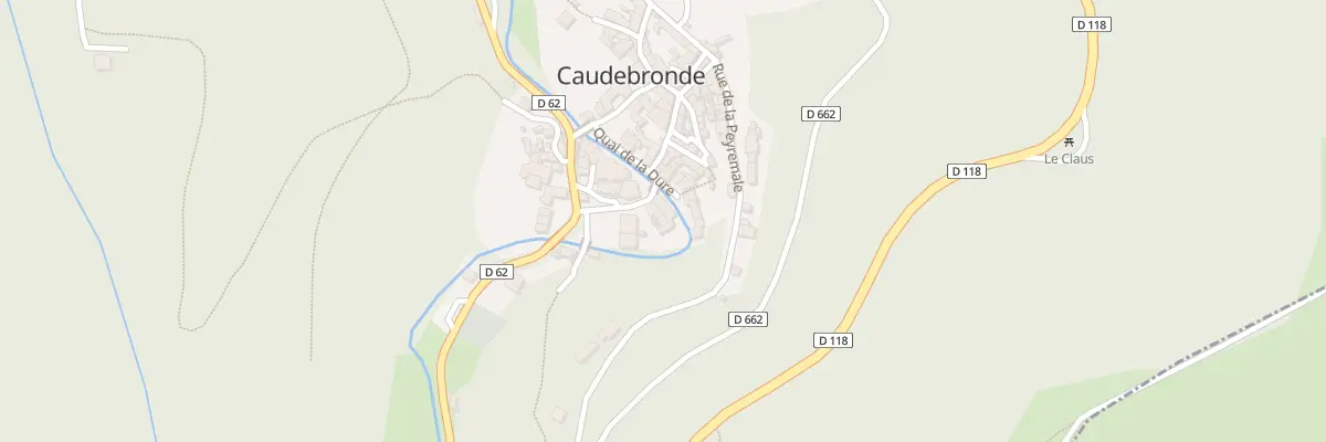 Plan du 7 Pl des Tilleuls à Caudebronde