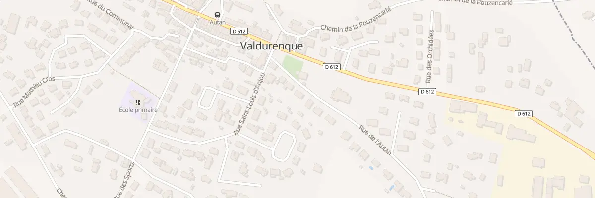 Plan du 8 Rue de l’Autan à Valdurenque