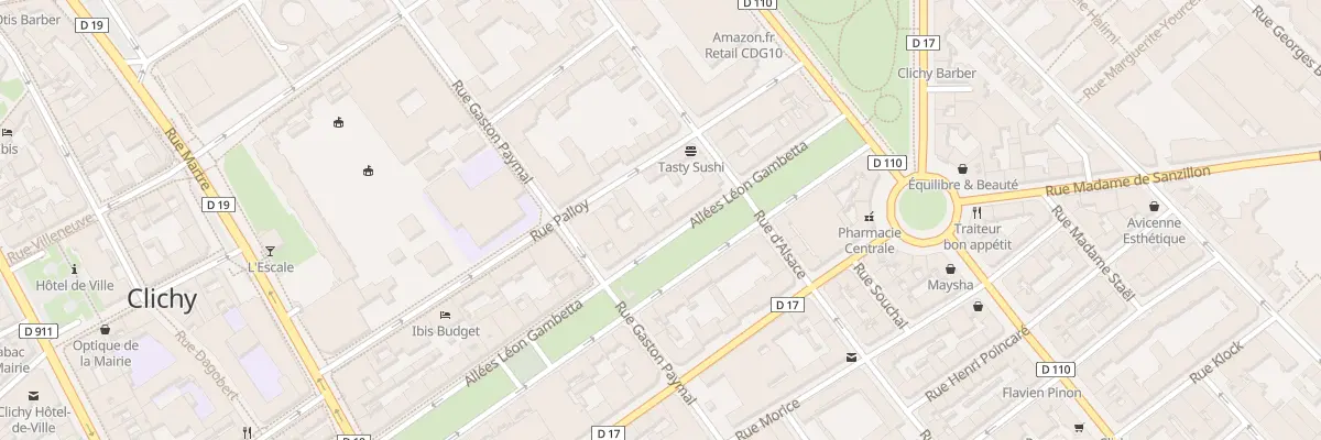 Plan du 31 All Léon Gambetta à Clichy