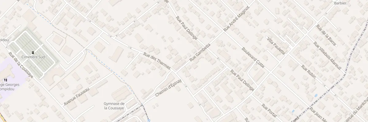 Plan du 14 Rue Gambetta à Enghien-les-Bains