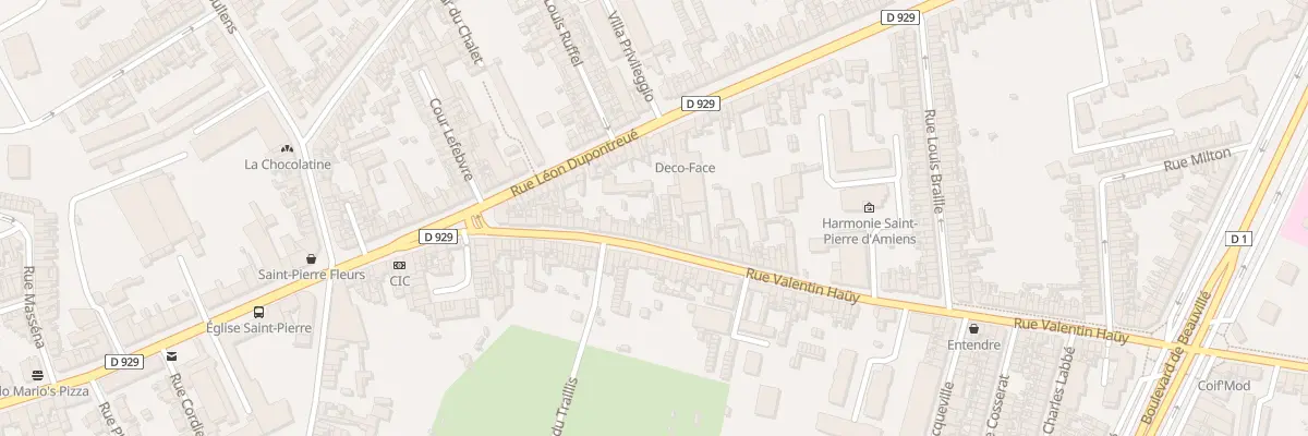 Plan du 47 Rue Valentin Haüy à Amiens