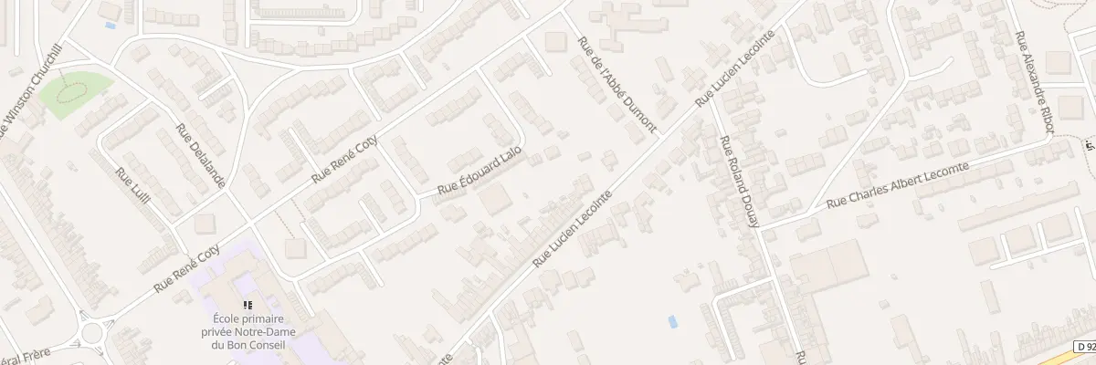 Plan du 183 Rue Lucien Lecointe à Amiens
