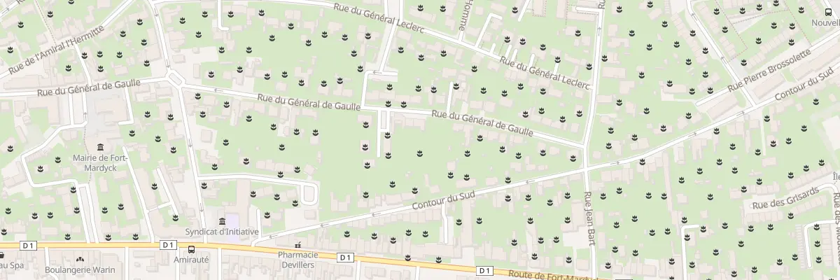 Plan du 23 Rue du General de Gaulle Fm à Dunkerque