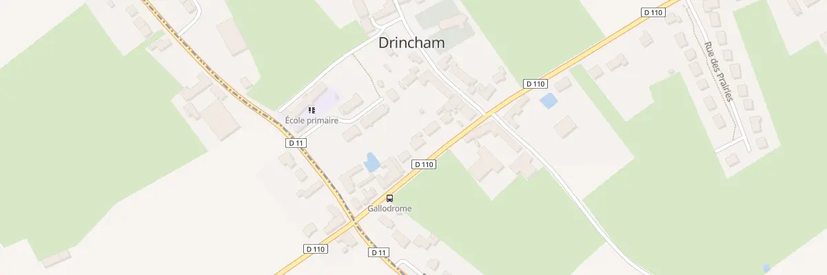 Plan du 103 Vc Loowegh Straete Cd 110 à Drincham