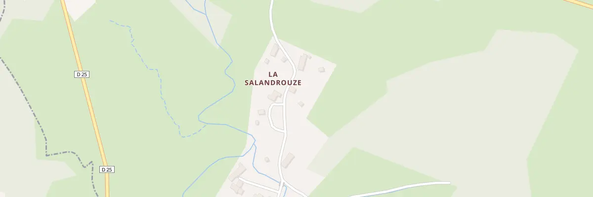 Plan du 5111 La Salandrouze à Saint-Maurice-près-Crocq