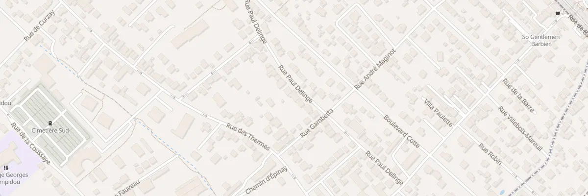 Plan du 28 Rue Paul Delinge à Enghien-les-Bains
