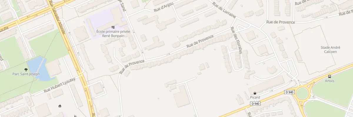 Plan du 44 Rue de Provence à Grande-Synthe