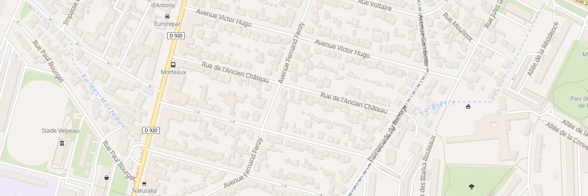 Plan du 26 Rue de l’Ancien Château à Antony