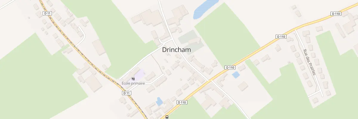 Plan du 93 La Place à Drincham