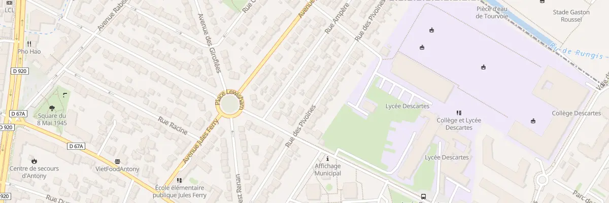 Plan du 25 Rue des Pivoines à Antony