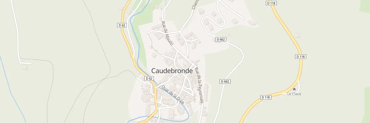 Plan du 15 Le Village à Caudebronde