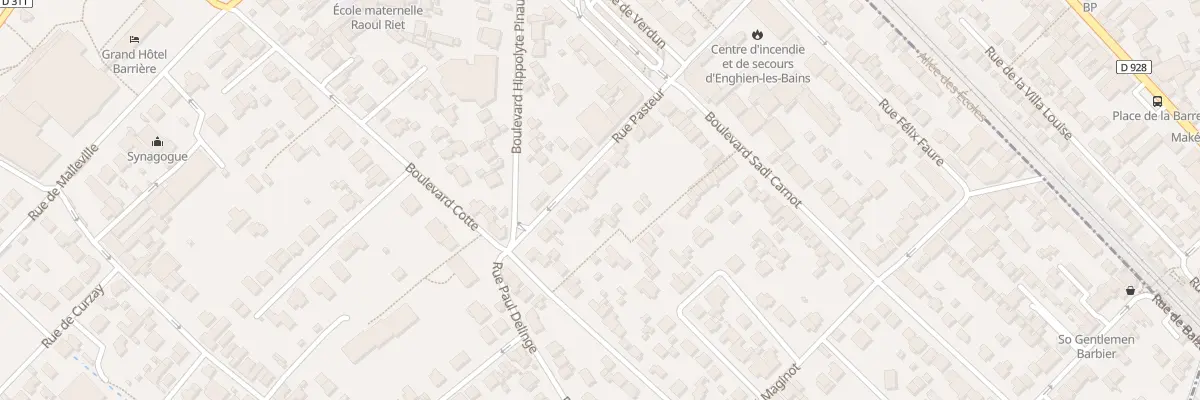 Plan du 27 Rue Pasteur à Enghien-les-Bains