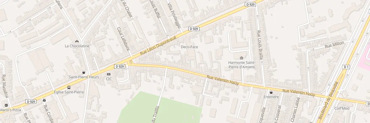 Plan du 49 Rue Valentin Haüy à Amiens
