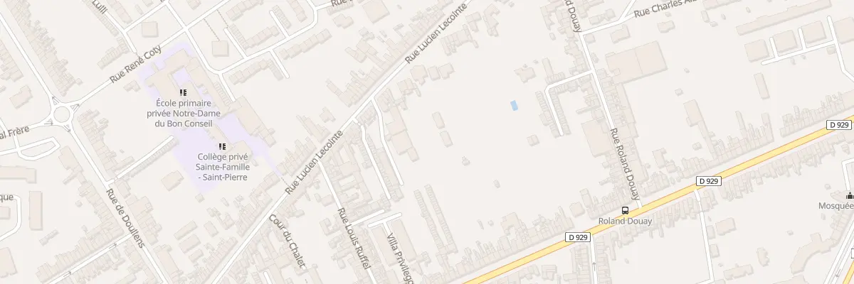 Plan du 144 Rue Lucien Lecointe à Amiens