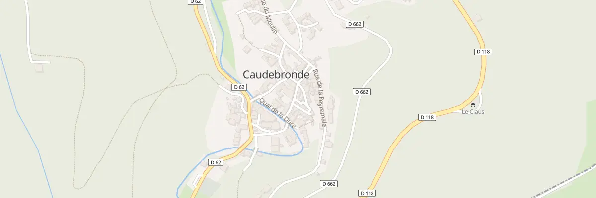 Plan du 234 Vc Grand Rue à Caudebronde