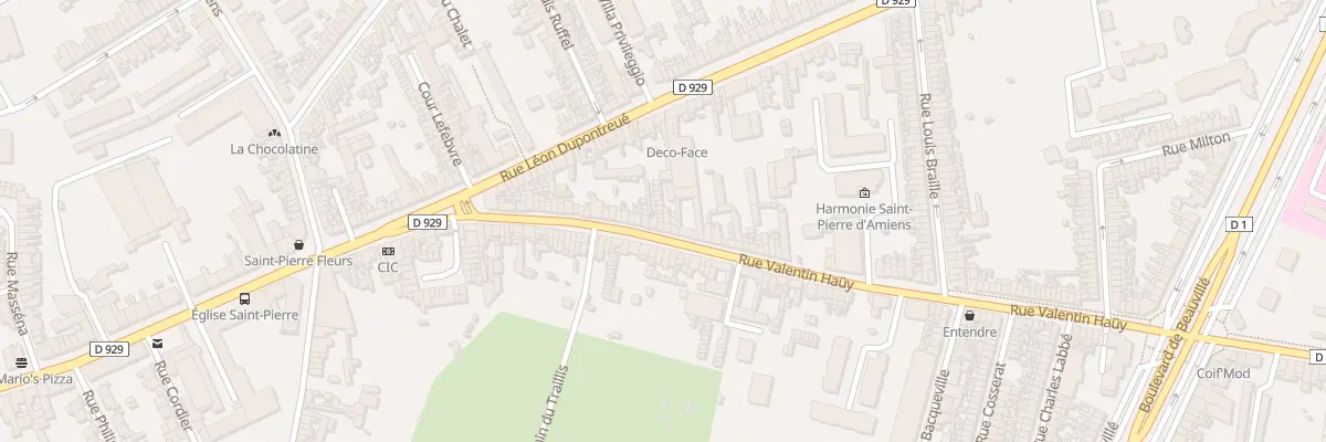 Plan du 53 Rue Valentin Haüy à Amiens