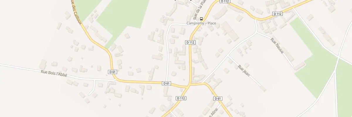 Plan du 7 Rue des Belles Dames à Campremy