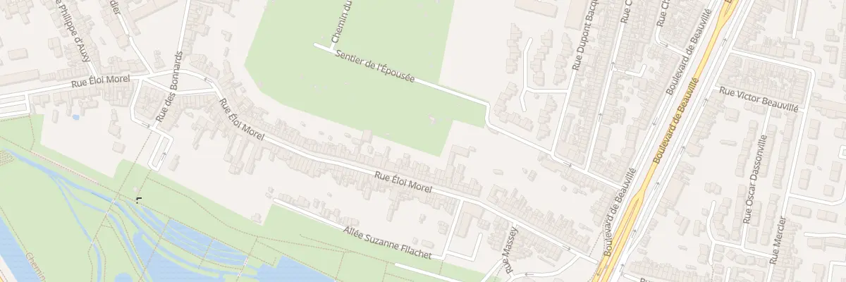 Plan du 201 Rue Eloi Morel à Amiens