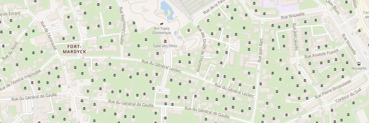 Plan du 24 Rue du General Leclerc Fm à Dunkerque
