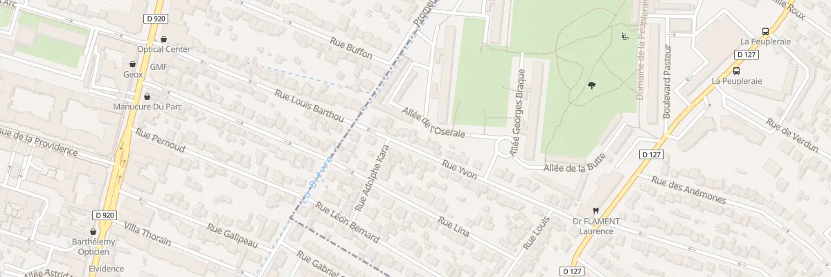 Plan du 39 Rue Yvon à Fresnes