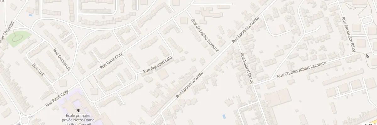 Plan du 191 Rue Lucien Lecointe à Amiens