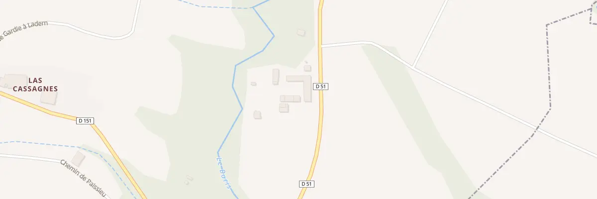 Plan du 59 Au Moulin à Gardie