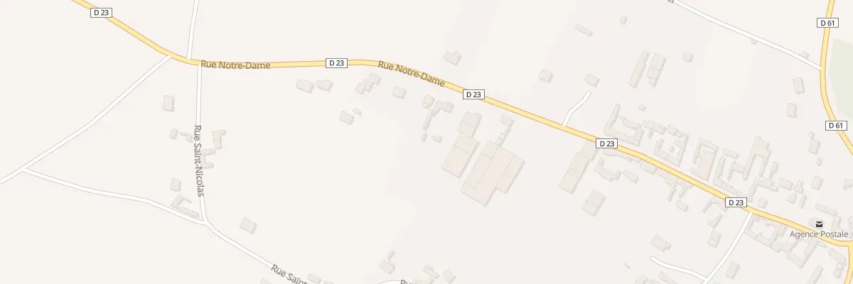 Plan du 33 Rue Notre Dame à Thieux