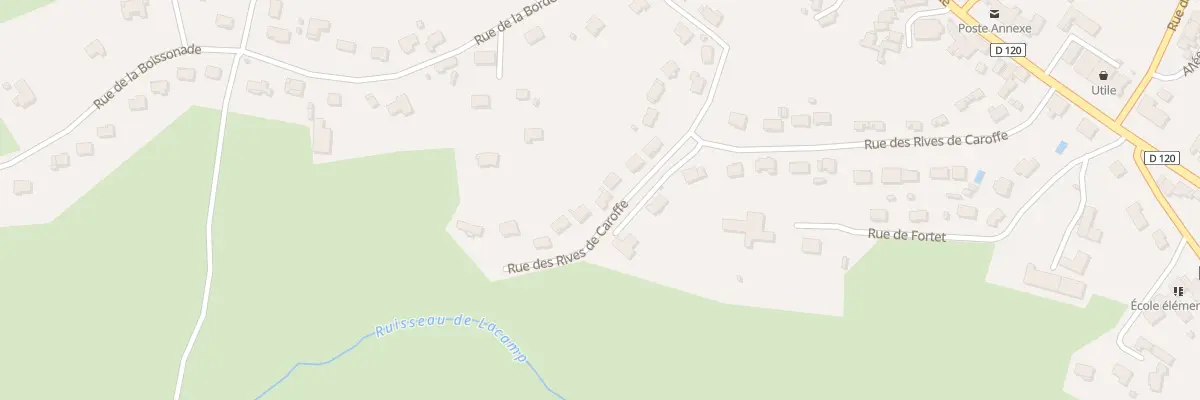 Plan du 13 Rue des Rives du Caroffe à Saint-Paul-des-Landes