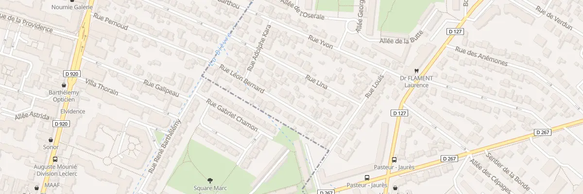 Plan du 15 Rue Léon Bernard à Fresnes