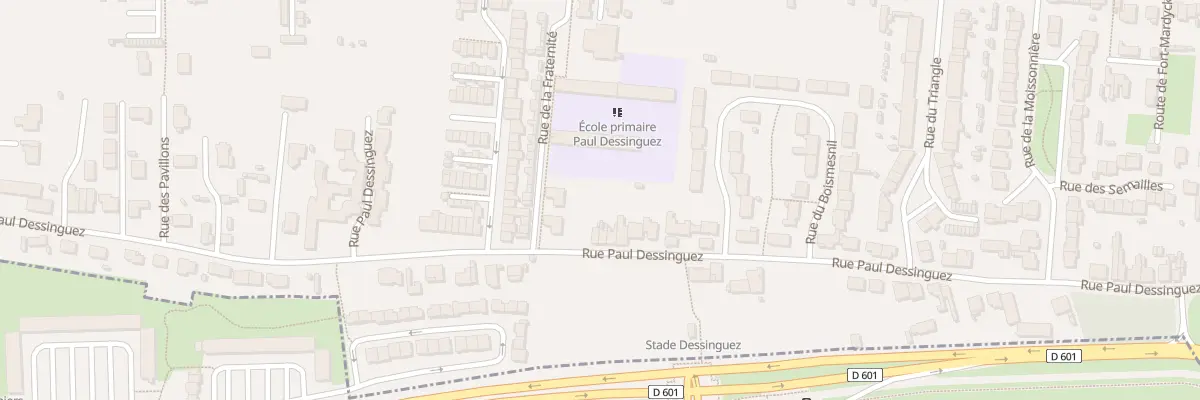 Plan du 486 Rue Paul Dessinguez à Dunkerque