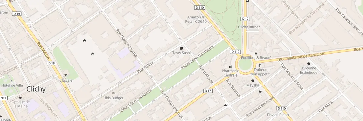 Plan du 33 Rue d’Alsace à Clichy