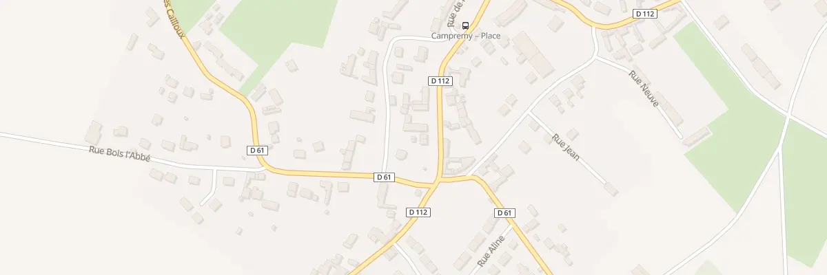 Plan du 5 Rue des Belles Dames à Campremy