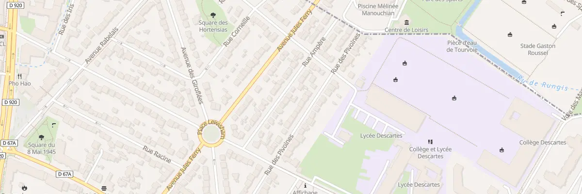 Plan du 20 Rue Ampère à Antony