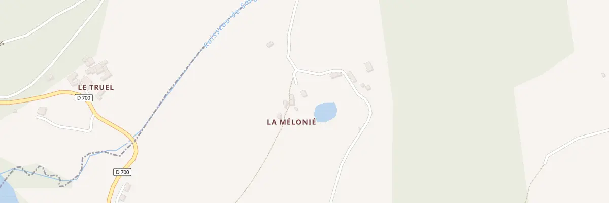 Plan du 5221 La Melonie à Sérénac