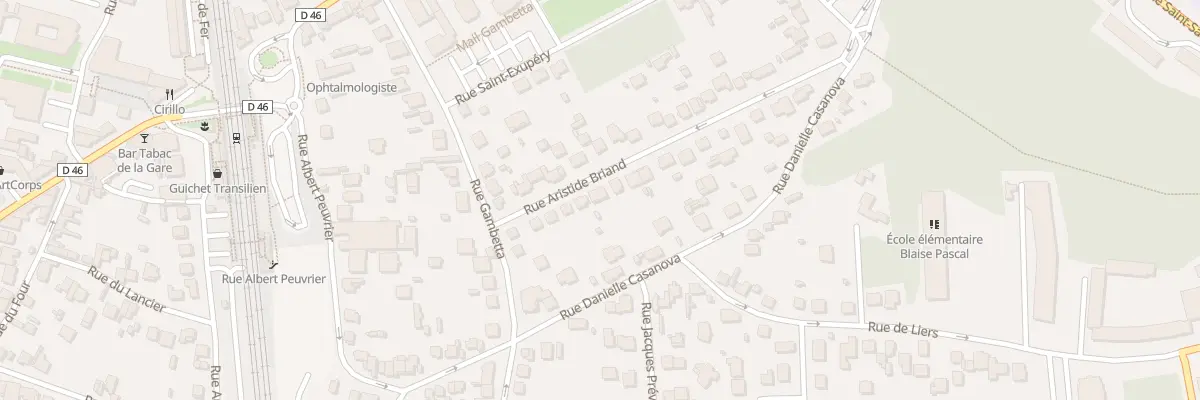 Plan du 12 Rue Aristide Briand à Saint-Michel-sur-Orge