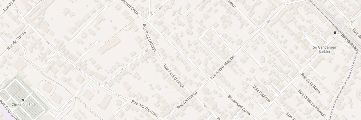 Plan du 52 Bd Cotte à Enghien-les-Bains