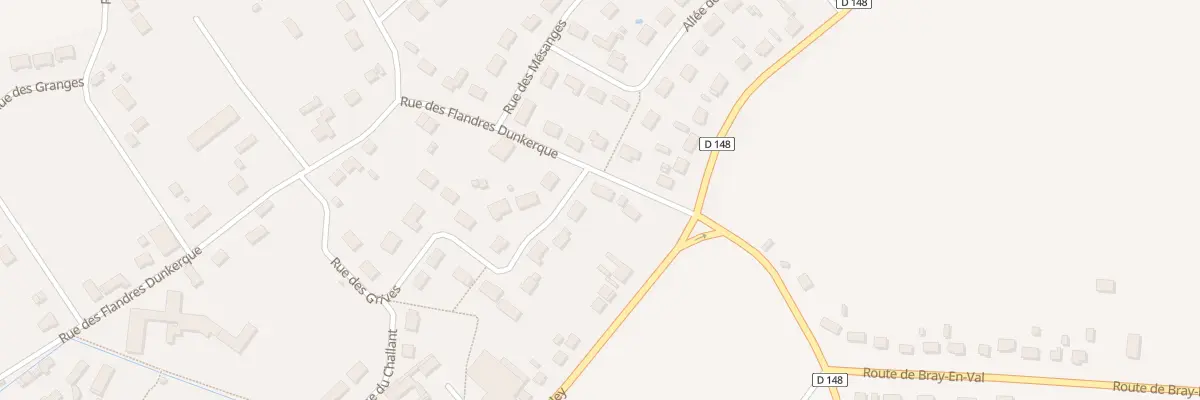 Plan du 26 Rue Flandres Dunkerque à Saint-Benoît-sur-Loire