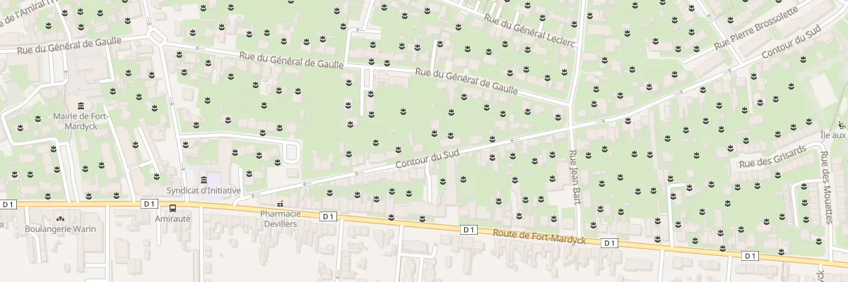 Plan du 28 Rue du Contour du Sud Fm à Dunkerque