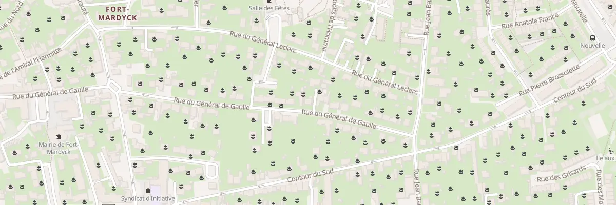 Plan du 20A Rue du General de Gaulle Fm à Dunkerque