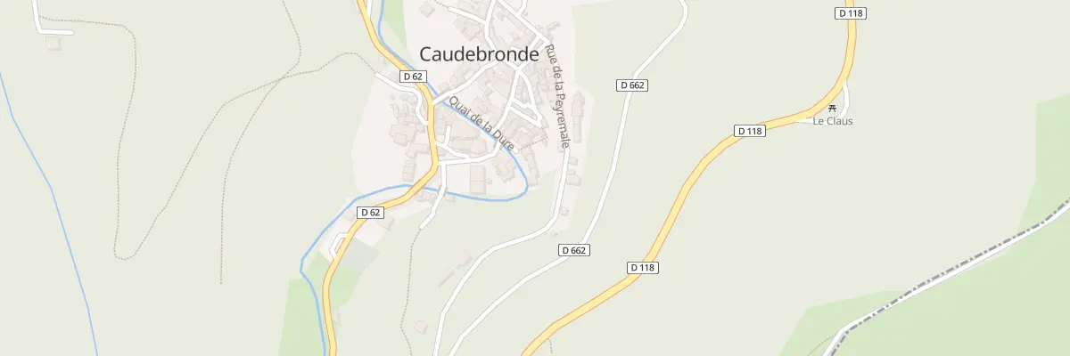 Plan du 5135 Le Village à Caudebronde