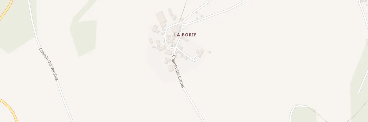 Plan du 5065 La Borie à Belcastel