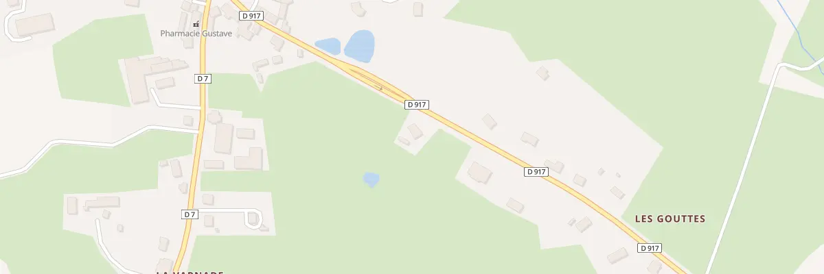 Plan du 1 Les Gouttes à Soumans