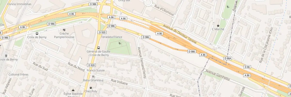 Plan du 7 Av Fernand Fenzy à Antony