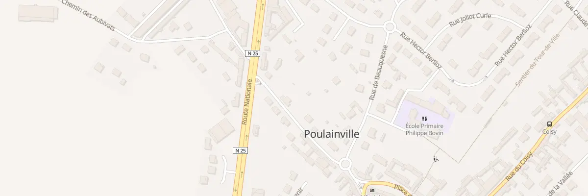 Plan du 14 Rue Irenee Deflesselle à Poulainville