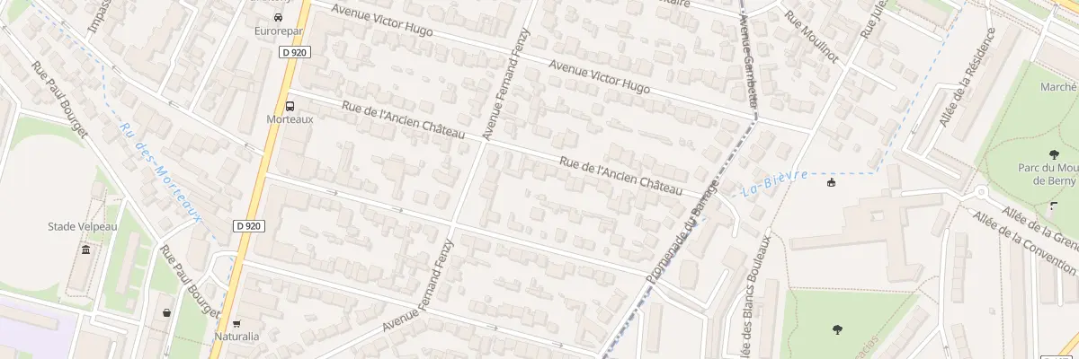 Plan du 28B Rue de l’Ancien Château à Antony