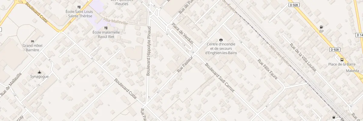 Plan du 24 Rue Pasteur à Enghien-les-Bains