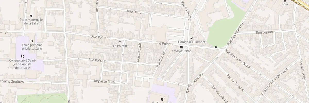 Plan du 8 Rue Cornet à Amiens