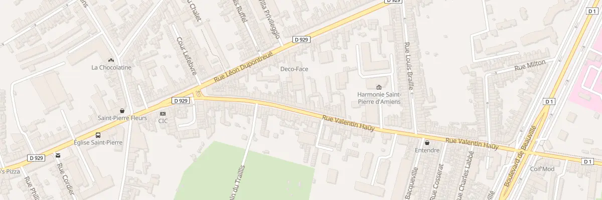 Plan du 59 Rue Valentin Haüy à Amiens